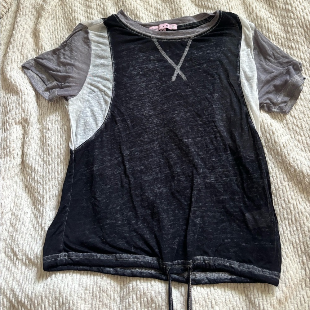 Mesh Drawstring top - Picture 3 of 6